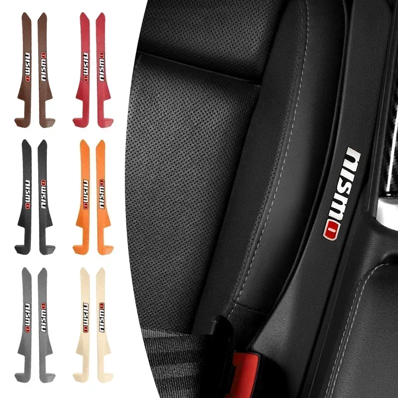 Car Seat Gap Leak-proof Storage Plug Strip For Nissan Nismo Logo Tiida Teana Qashqai Juke X trail Note Almera Skyline Styling