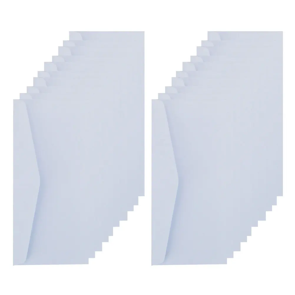 

20 шт. пустых конвертов без надписей, премиум-класса, из биоразлагаемой бумаги, для офиса, свадебных приглашений, писем, хранения