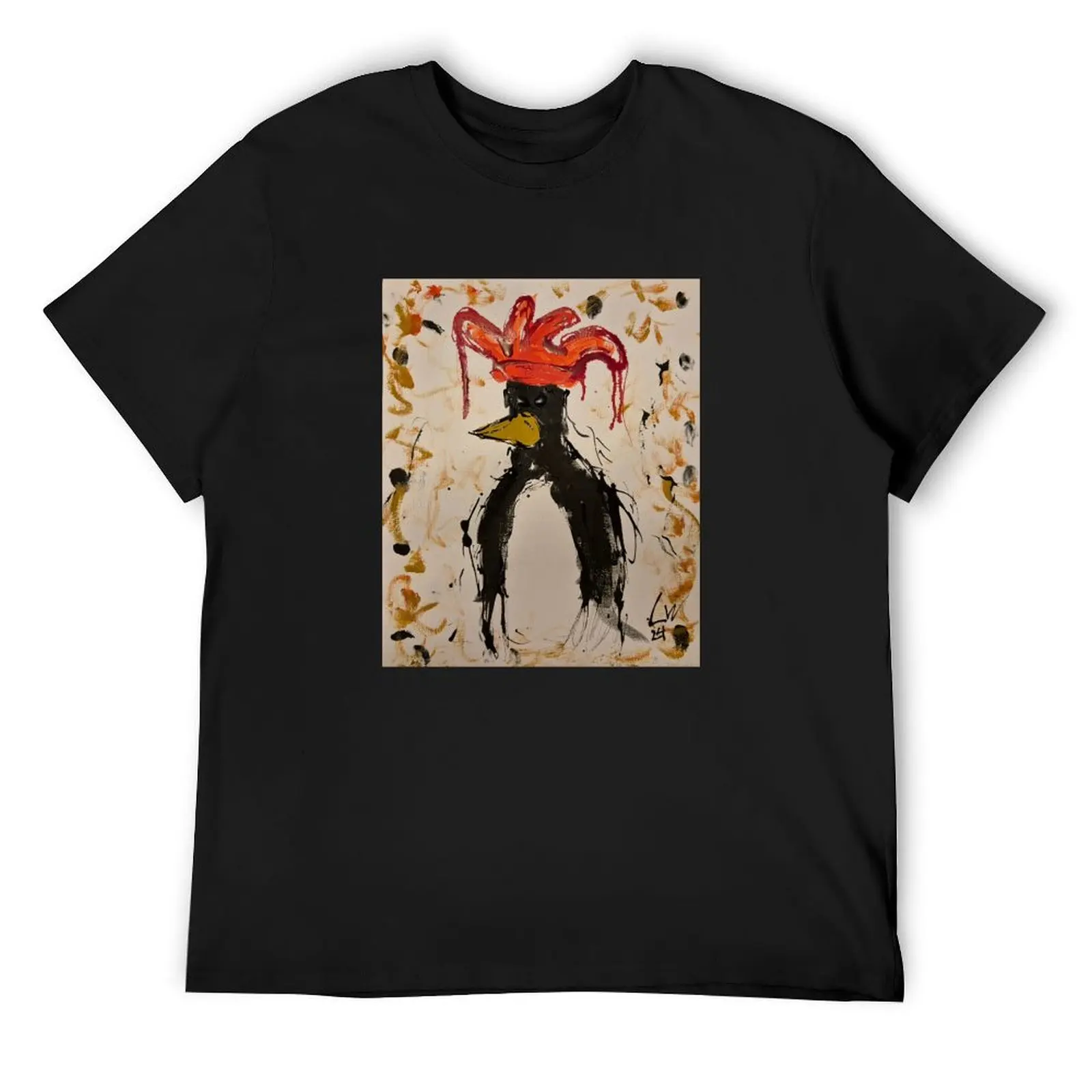 

FEATHERS MCGRAWFITI T-Shirt cotton graphic tees Funny t-shirts croswit shirt man vintage vintage t shirt men