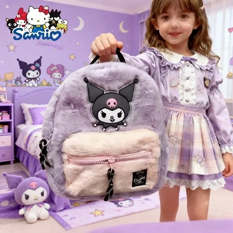 

Sanrio мультфильм Куроми аниме студенческий рюкзак 2025 новый стиль для мальчиков и девочек модная школьная сумка большой вместимости подарок на день рождения для путешествий