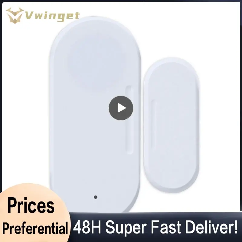 Remote Control Window Door Open Alarm Wireless Light Sensor Magnetic Door Sensor Real Time Work With Gateway