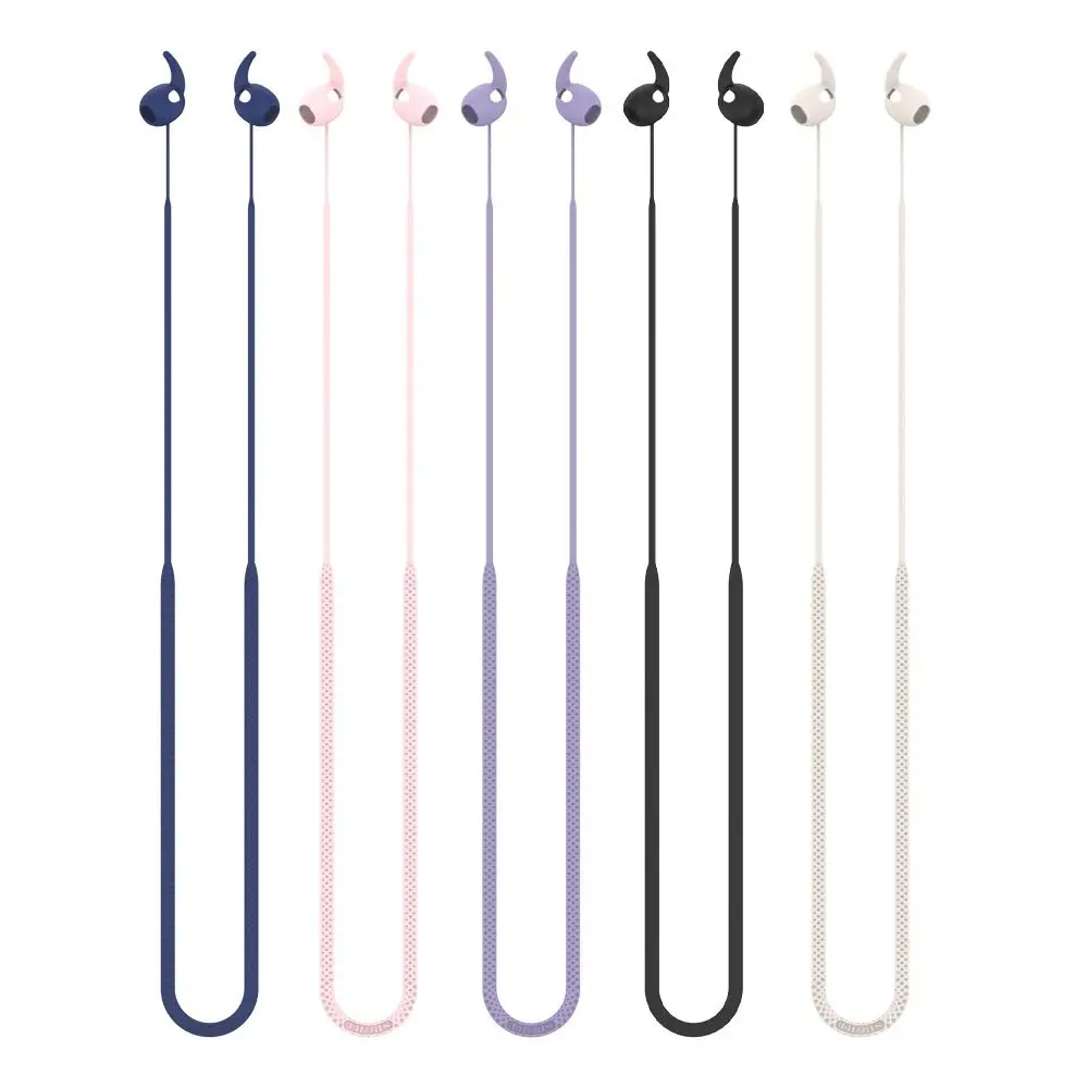 Soft Silicone Earphone Anti-Lost Rope Anti-lost Lanyard Neck Strap Accessories Earphone Holder Strap for Samsung Galaxy Buds 3
