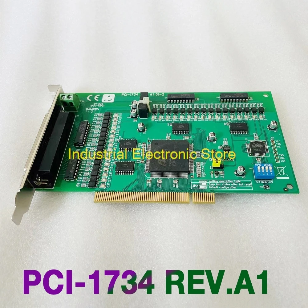 For Advantech Data Capture Card 32-Channel Isolated Digital Output Card PCI-1734 REV.A1