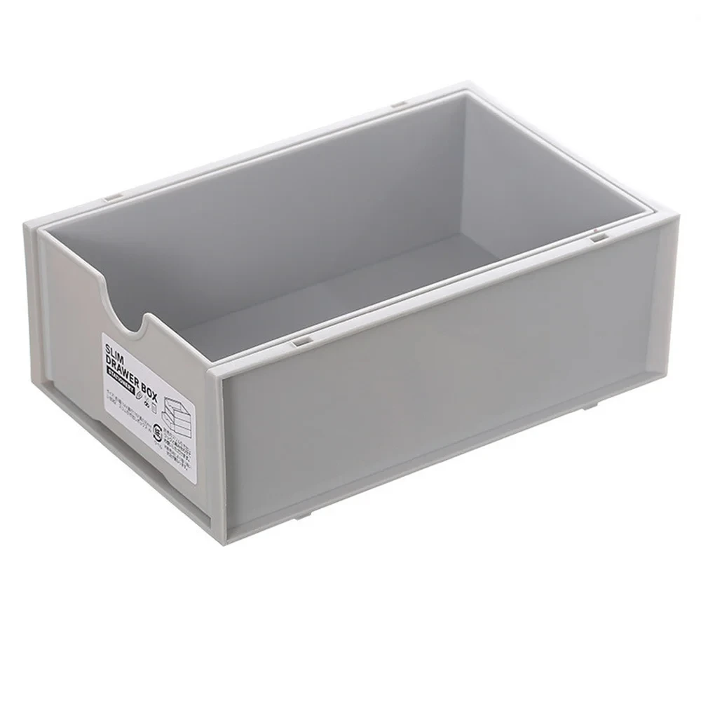 Desktop Storage Boxes, Cosmetics Storage, and Office Stationery Storage Cabinets Can Be Stacked and Combined for Drawer Storage