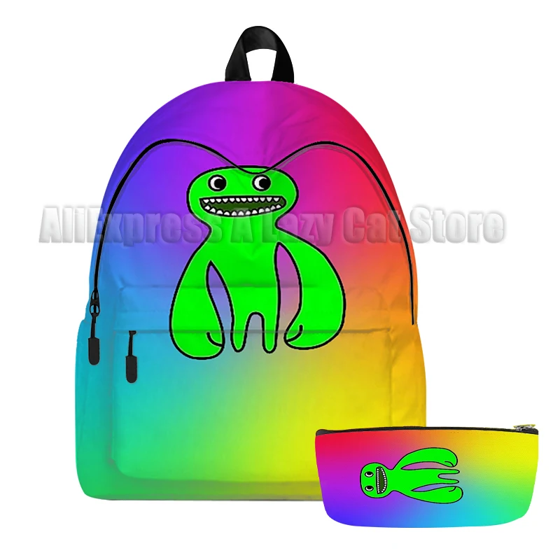 2 pezzi Garten of Banban zaini Cartoon Fashion Teens Boys Kids School Bag Trendy Casual children's Bag Shoulder Boys Schoolbag