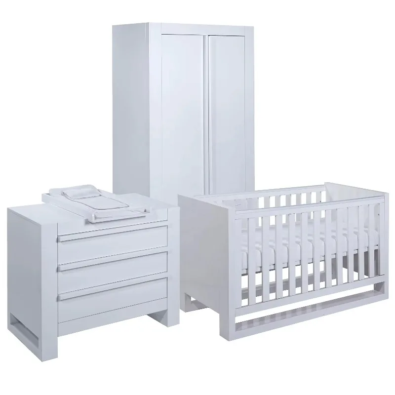 Factory Direct Modern Wooden Baby Room Furniture Set, Suitable for Children 0-3 Years Old
