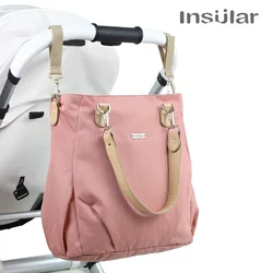 Insular Brand Elegant Diaper Bag Multifunctional Baby Nappy Changing Bag Style Mommy Stroller Bag Tote Diaper Bags For Baby Care