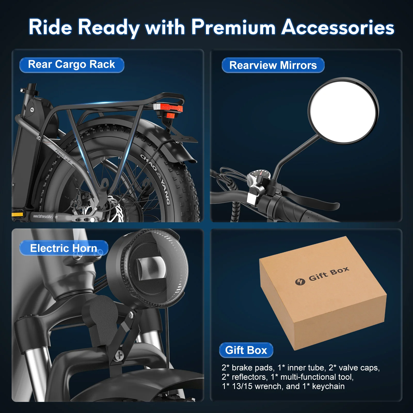 Polar FAFREES FF20 Bicicleta Eléctrica – Neumáticos Anchos