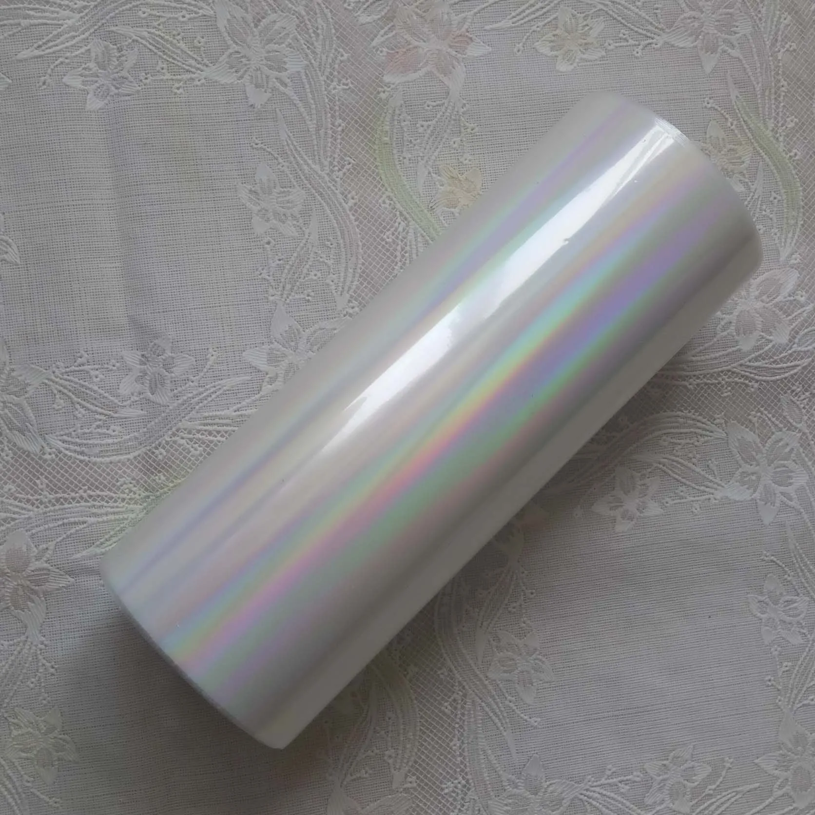 Holographic Foil Transparent Foil Broken Glass Hot Stamping Foil Press on Paper or Plastic, 16cm, 21cm, 64cm Width 120m Length