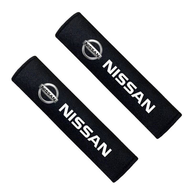 2Pc Car Seat Belt Cover Shoulder Protection Pad For Nissan X-trail Qashqai Note Juke Sentra Patrol Leaf Car Interior Accessories