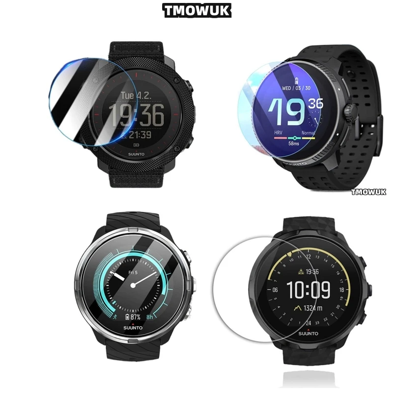 

For Suunto 5 7 9 Peak Pro Race S 45mm 49mm OCEAN Traverse Alpha, Precision Fit 9H Tempered Glass Protection