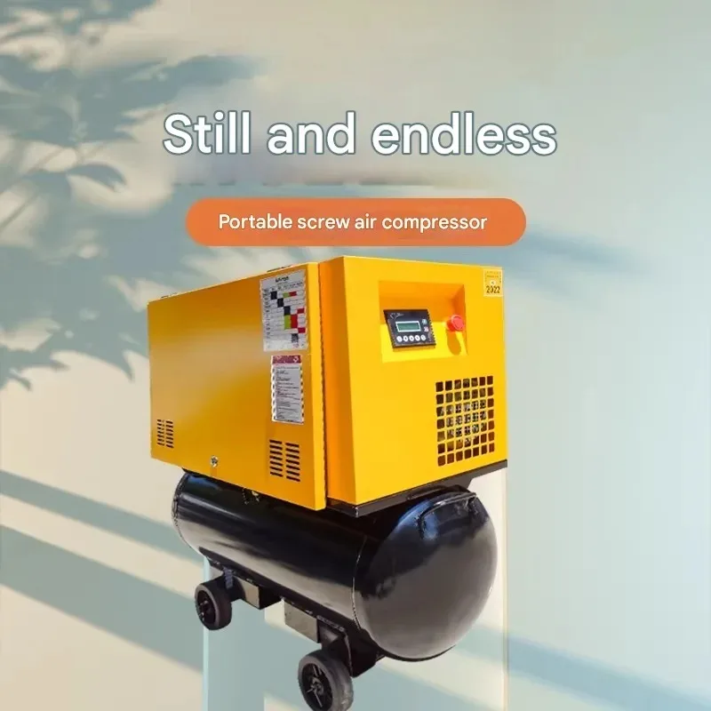 

【specialized】Mobile Integrated Permanent Magnet Variable Frequency Screw Air Compressor Silent for Auto Repair Stone Paint Cut