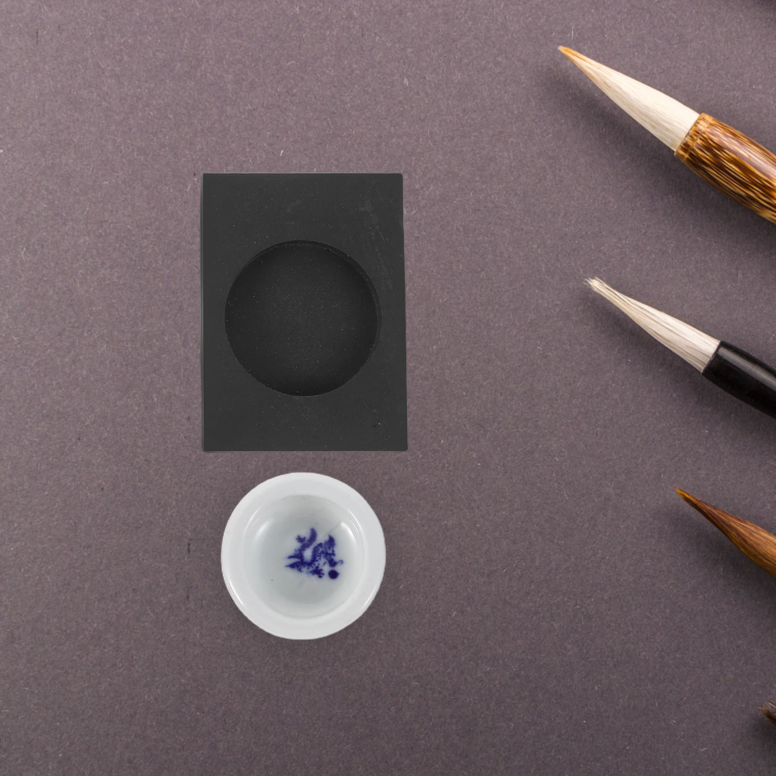 1 Juego de caligrafía china para principiantes con pincel, tinta, piedra de papel, Kit de práctica de escritura para estudiantes, suministro de arte tradicional