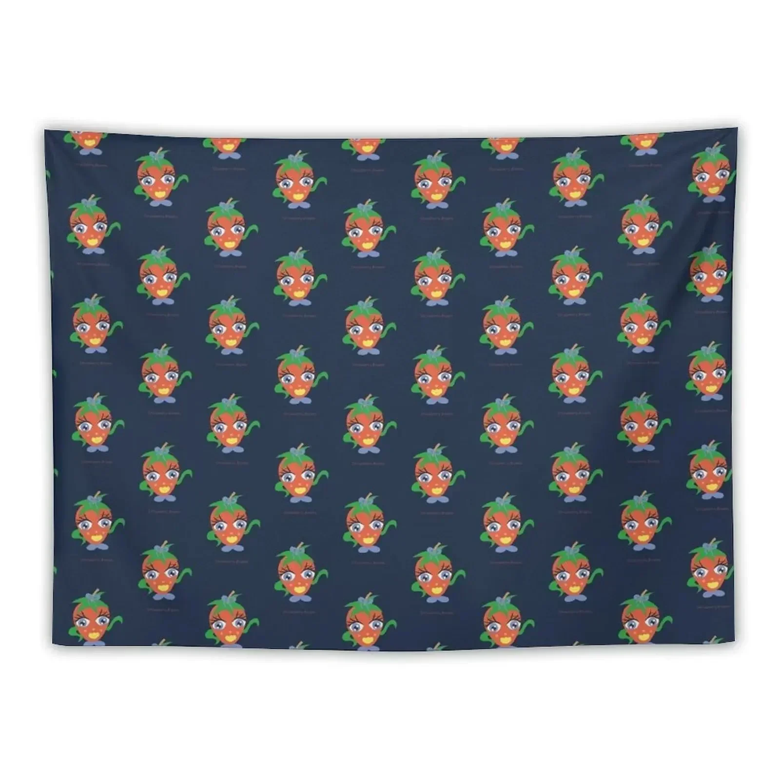 Strawberry dreams Tapestry Cute Room Decor Aesthetic Room Decorations Decoration For Home Tapestry