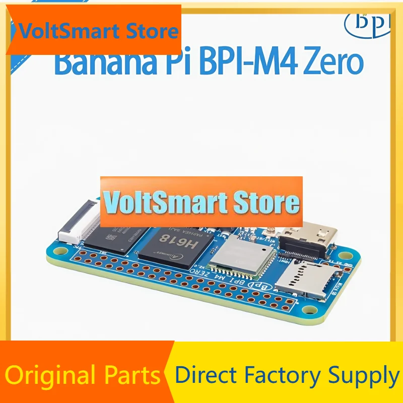 VoltSBanana Pi BPI-M4 Zero Single Board Computer Uses Allwinner H618, With 2G RAM Onboard