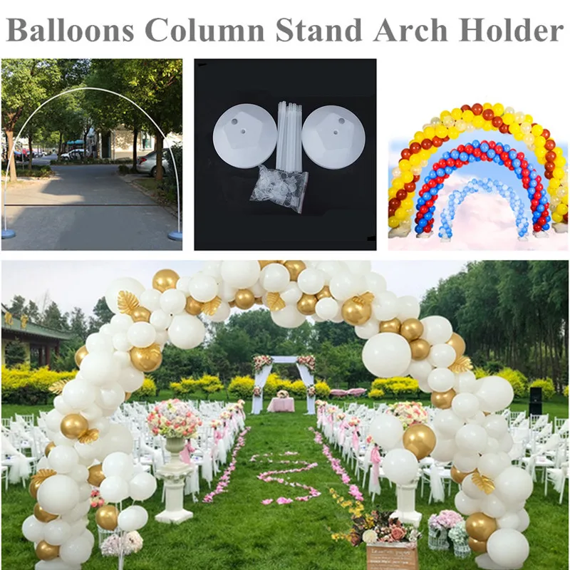 

1 Set Birthday Party Decorations Kids Adult Birthday Balloons Wedding Balloons Column Stand Arch Holder Christmas Home Decoratio