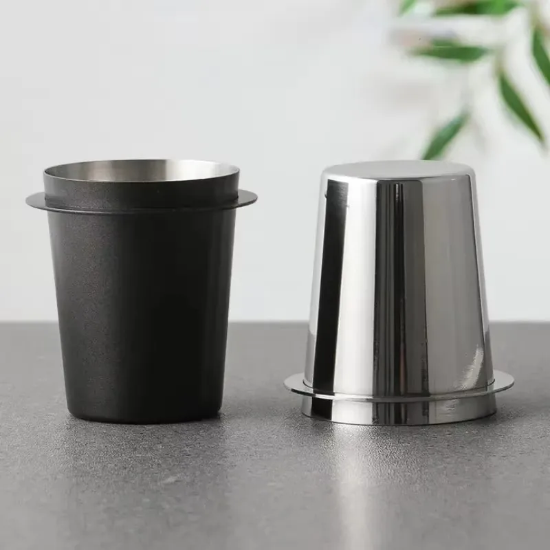 

58/51mm Coffee Dosing Cup Sniffing Mug for Espresso Machine Wear Resistant Stainless Steel Coffee Dosing Cup