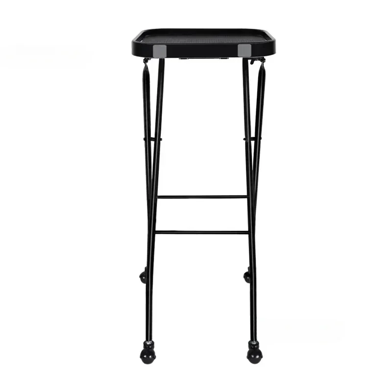 

Small Trolley Cart Hairdressing High Folding Beauty Cart Salon Furniture Hair Salon Tool Trolley Auxiliary Cart with Wheels U