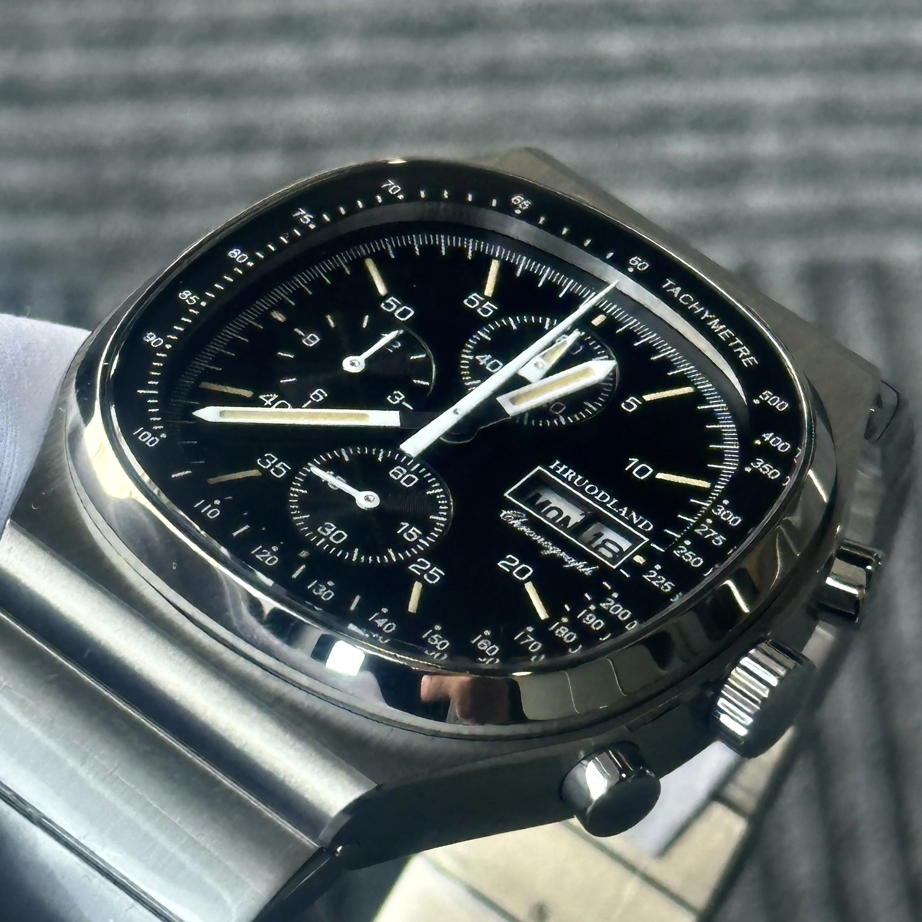 Hruodland 2026 새로운 남성용 쿼츠 시계 달 - Chronograph Flyback Watch 리뷰 및 가격