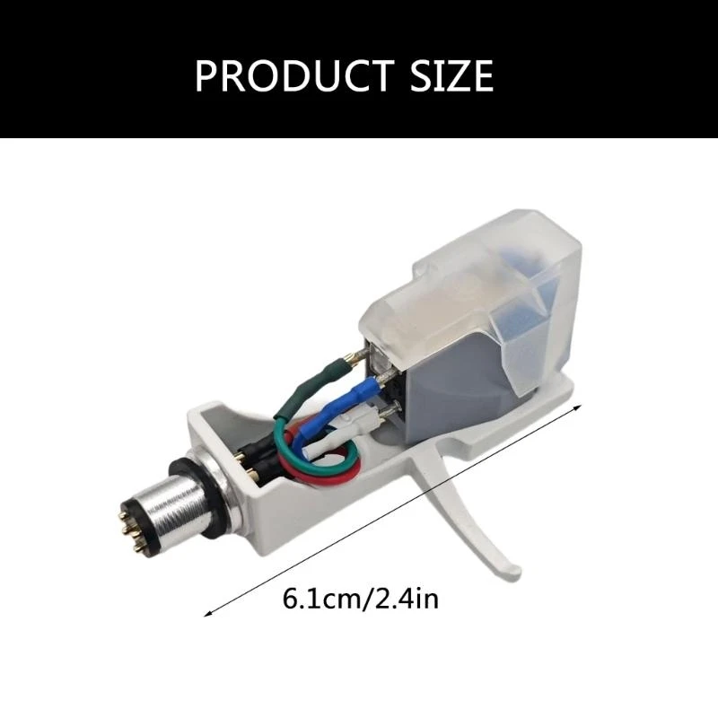 음질 향상 및 배경 소음 왜곡 감소를 위한 교체용 AT-VM95E/H 턴테이블 헤드쉘/카트리지