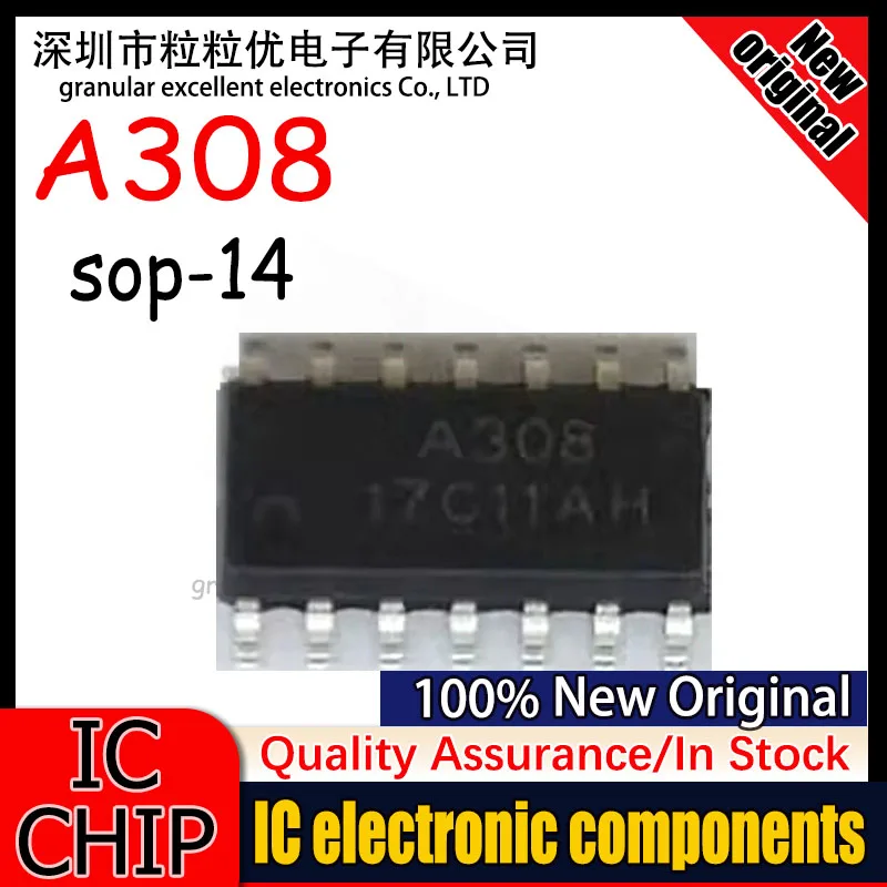 (1piece)100% New Original A308 sop-14 In Stock IC