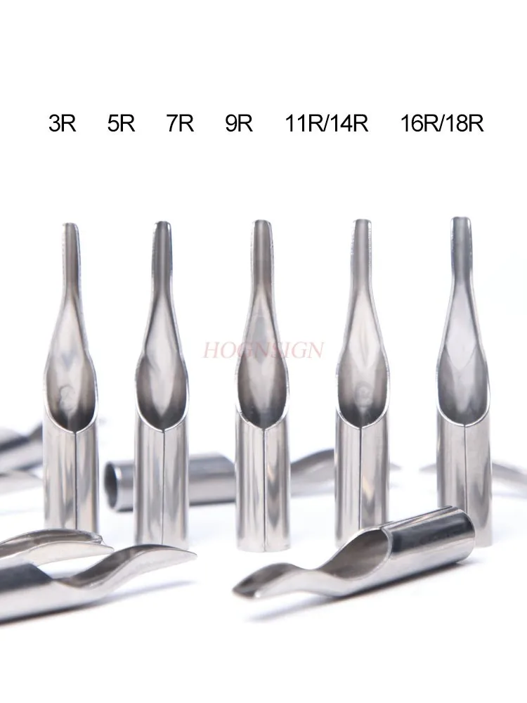 Stainless steel tattoo needle mouth set, non disposable tattoo machine specific tattoo auxiliary supplies