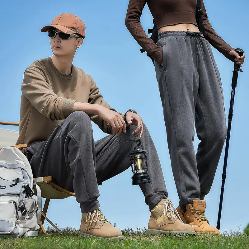 بنطال رياضي مريح للرجال ، بنطلون سميك دافئ ، بدلة رياضية كاجوال مريحة ، مقاس كبير ، 8 × لتر ، الموضة ، الخريف ، الشتاء ، ، ، ، ، ، ، ،