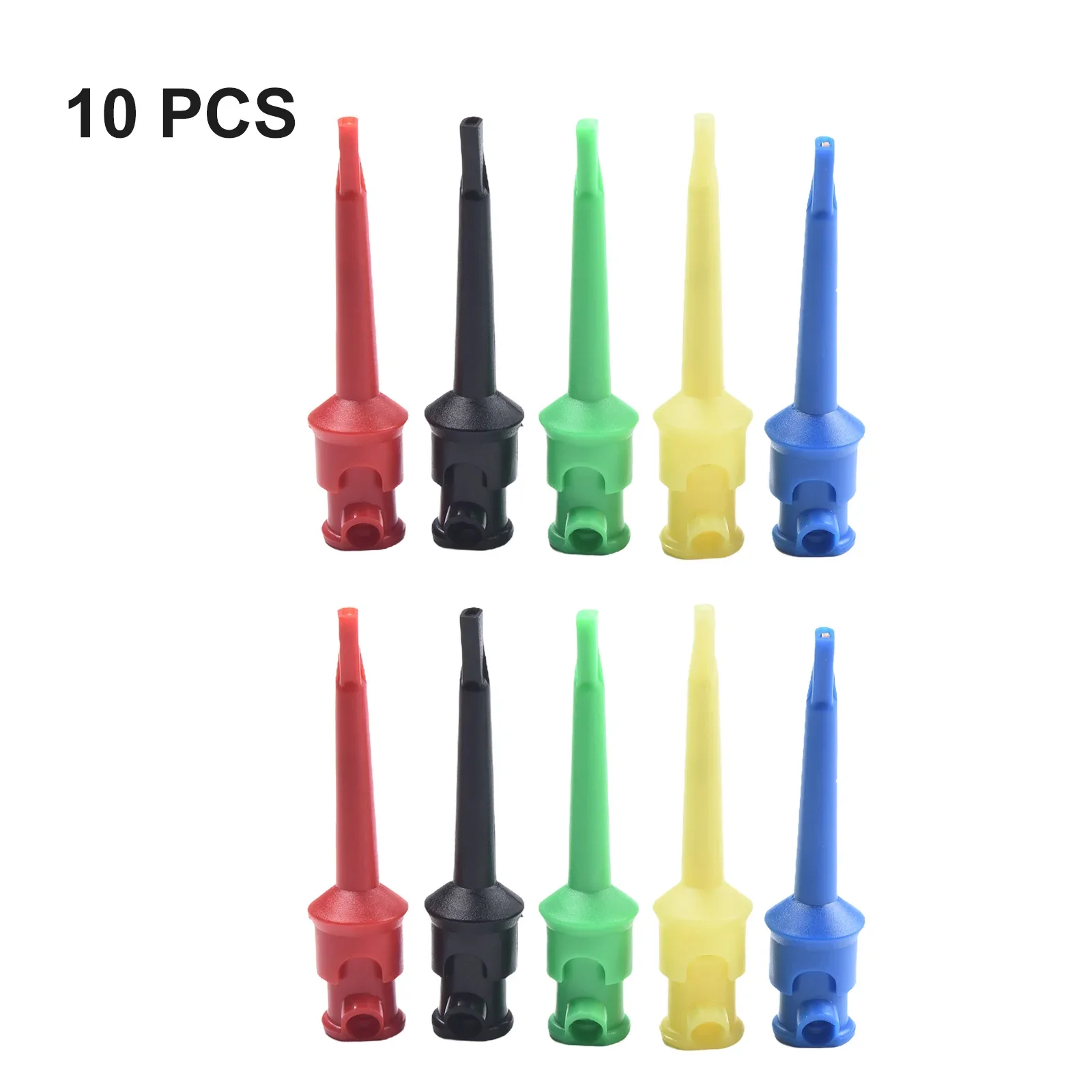 

10 шт., тестовый зажим с крючком, тестовый зонд для электронного тестирования, мини-граббер, разъем PA, инструменты для самостоятельного изготовления, аксессуары, красочные тестовые зажимы с крючками