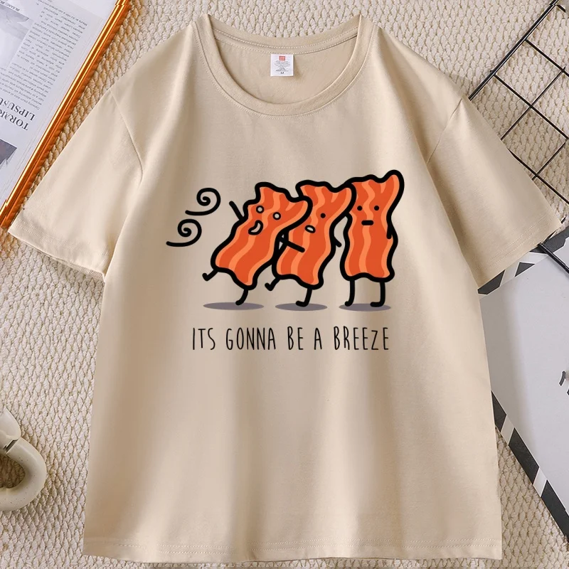 It's Gonna Be A Breeze Tshirts Funny Graphic Printed Short Sleeve T-shirt Men Women Casual Round Neck T Shirt High Quality