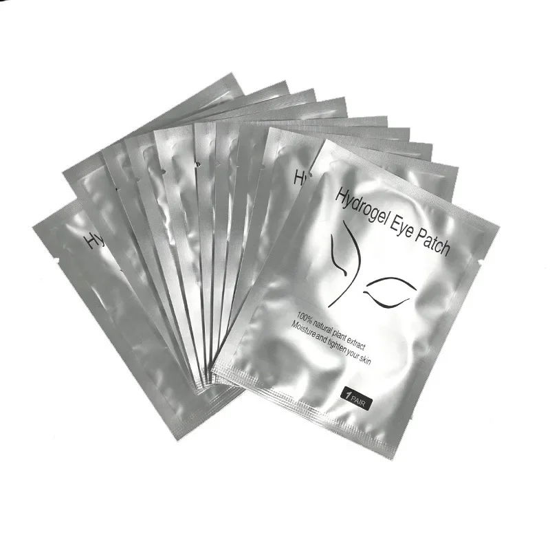 New 50 Pairs U Shape Eyelashes Gel Patch Grafting Eyelash Under Pads Foam Eye Patches for Eyelash Extension Paper Sticker Wraps