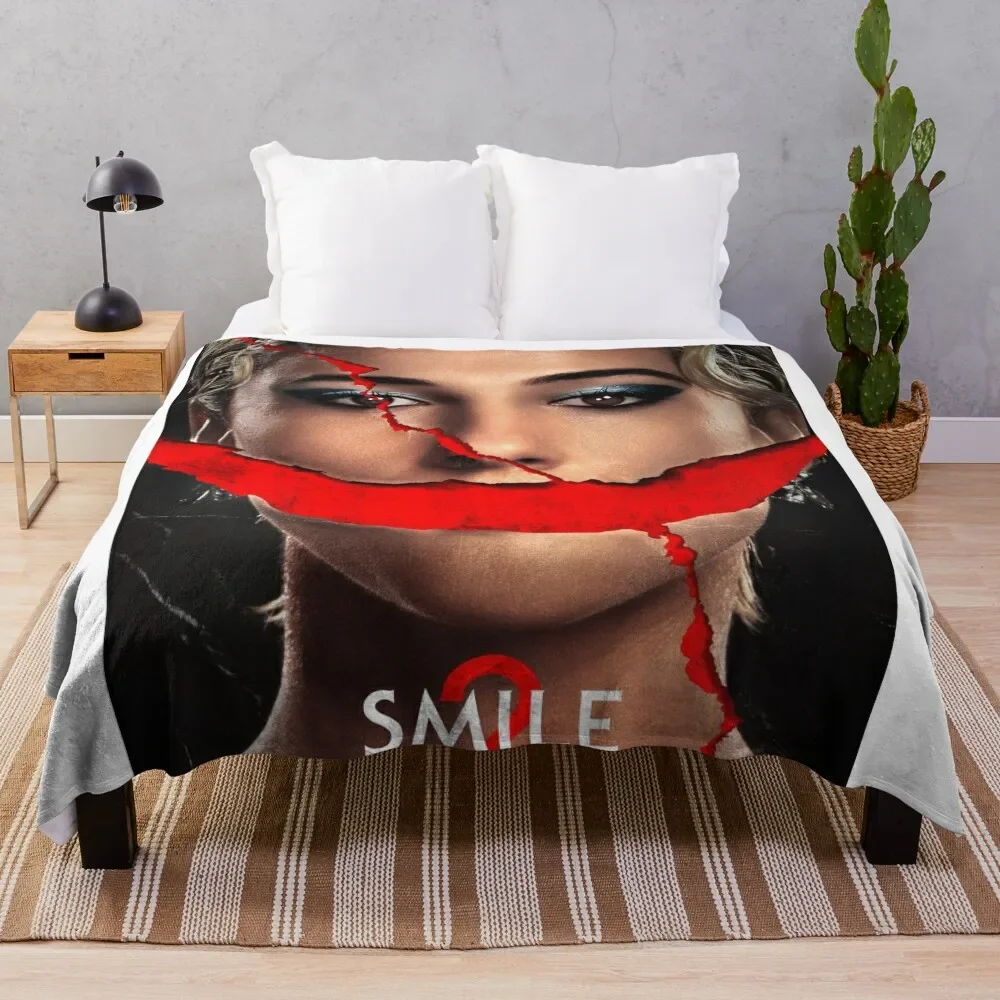 

Smile 2 it Will Never Go Throw Blanket Luxury Thicken Summer Blankets heavy to sleep Heavy Warm Thermals For Travel Blankets