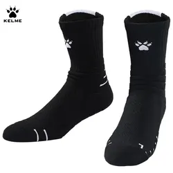 Kelme Basketball Socks Men's Long Sleeve Thickened Towel Bottom Basketball Socks Sports Running Fitness Socks