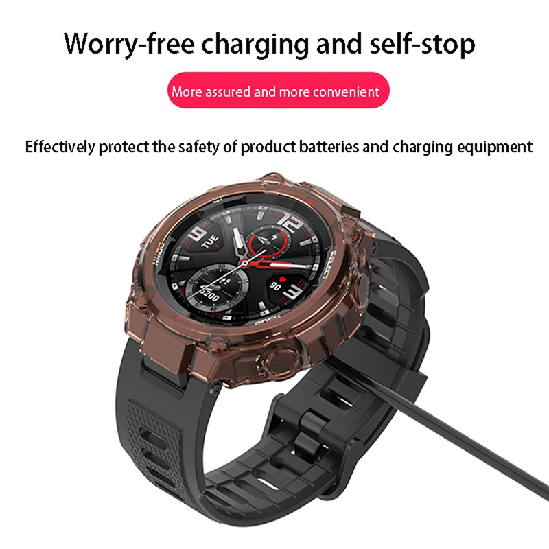 Smart Watch USB Charging Cable For Amazfit T-Rex GTR 42mm 47mm Smart Watch GTS Smart Watch USB Charger Wire Accessories