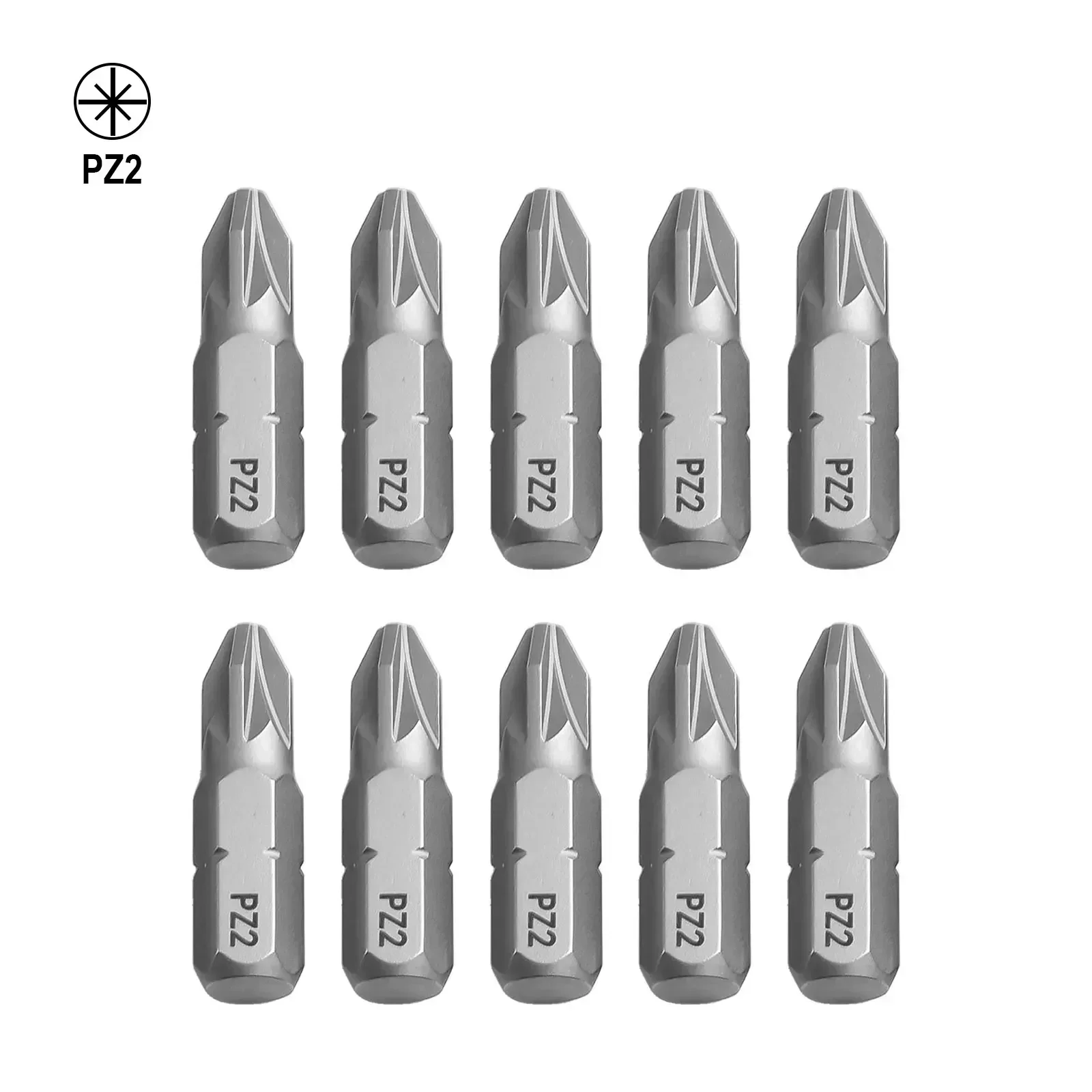 10pcs PZ1 PZ2 PZ3 25mm Alloy Steel Precision Screwdriver Set Of Bits For Drill Impact Screwdriver Hand Tools