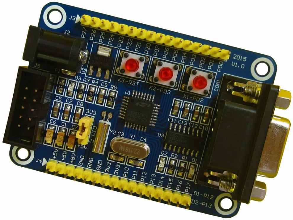 C8051F410 Core Development Board MicroController C8051F Mini System Programmer Experiment board