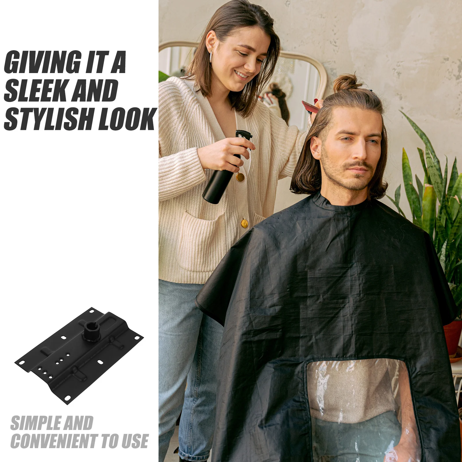 

Stylish Salon Chair Base Durable Iron Material for Hairstylists Comfortable and Functional Design Chair Parts Base