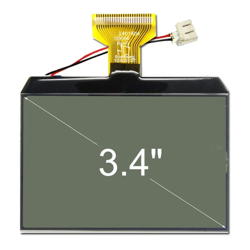 BNVN-LCD Display Module 3.4"240X160 Dot Matrix Black On White For Instruments Meters Smart Devices