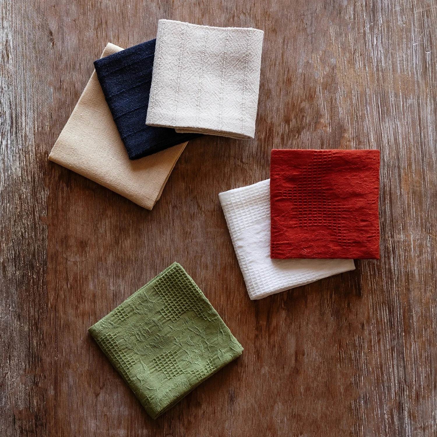Thick Handmade Cotton Linen Tea Towel Double Sided Absorbent Tea Tablecloth Tea Set Zero Matching Tea Tray Cup Mat Pot Mat