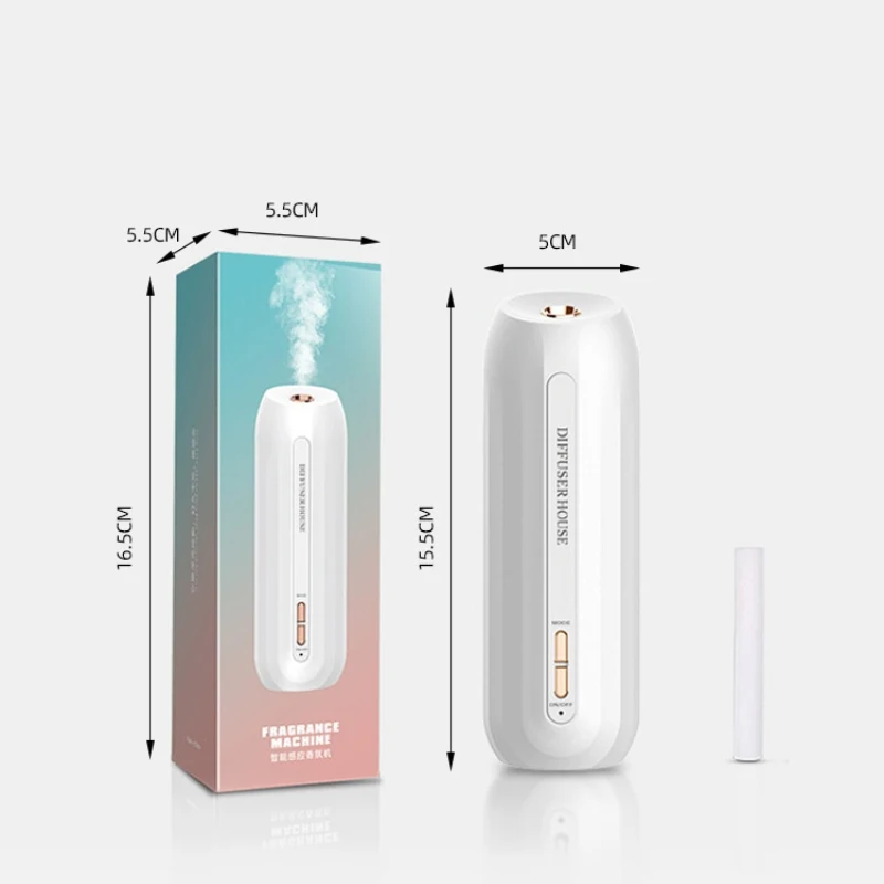 Mini Portable Ultrasonic Essential Oil Aromatherapy Diffuser Rechargeable Automatic Fragrance Diffusion Air Humidifier