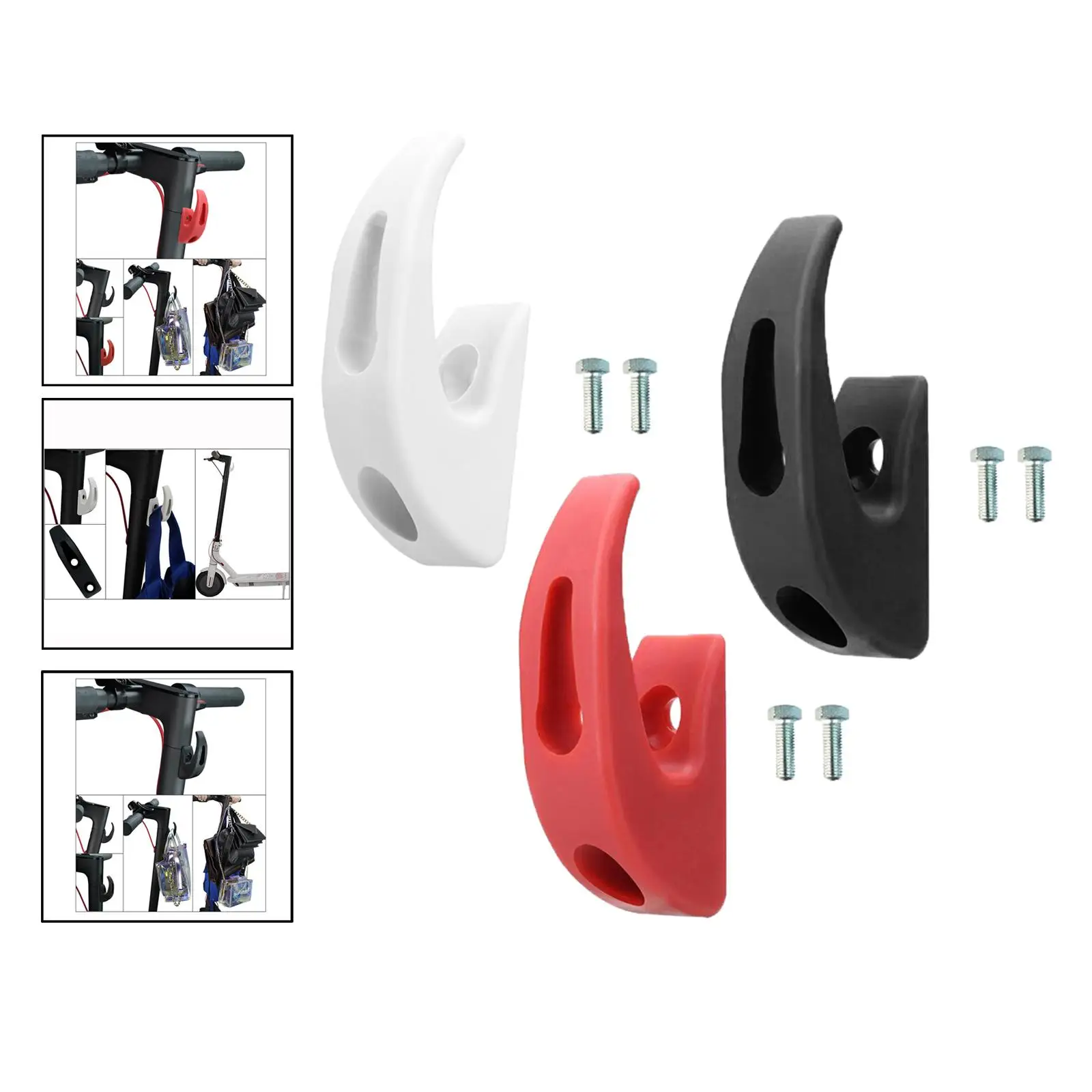 Electric Scooter Front Hook, Carrying Hook Mounting Kit, Multifunctional Hook Accessories, Load bearing 70 kg