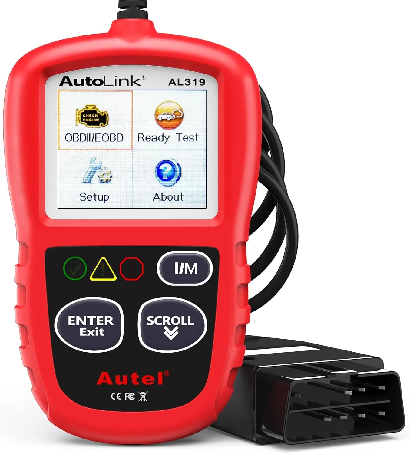 

AL319 OBD2 Scanner, Check & Reset Engine Codes, Live Data, Freeze Frame, CAN Diagnostic Tool for OBDII Vehicles 1996+, 2025 Upgr