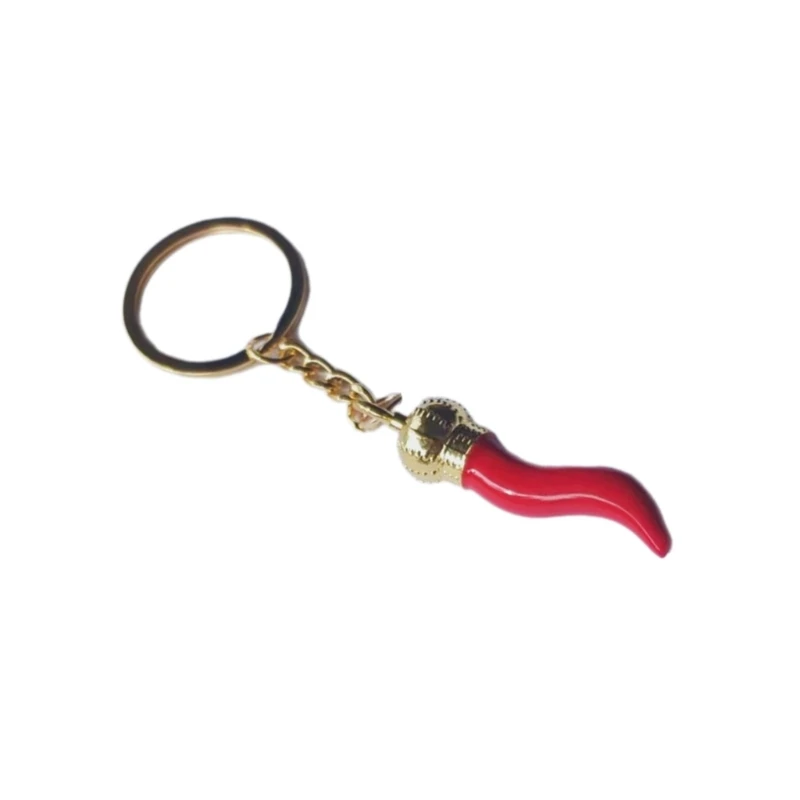 Unique Chilli Pepper Keychain Pendant Keyring Hanging Ornament Key Holder