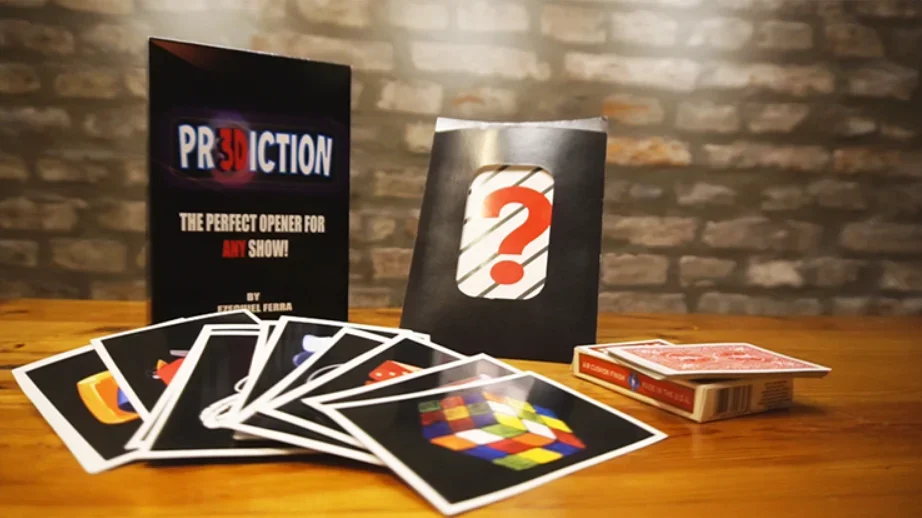 PR3DICTION BY EZEQUIEL FERRA Prediction Magic Tricks Gimmicks Illusions Close up Magic Props Mentalism Onject Appearing Street