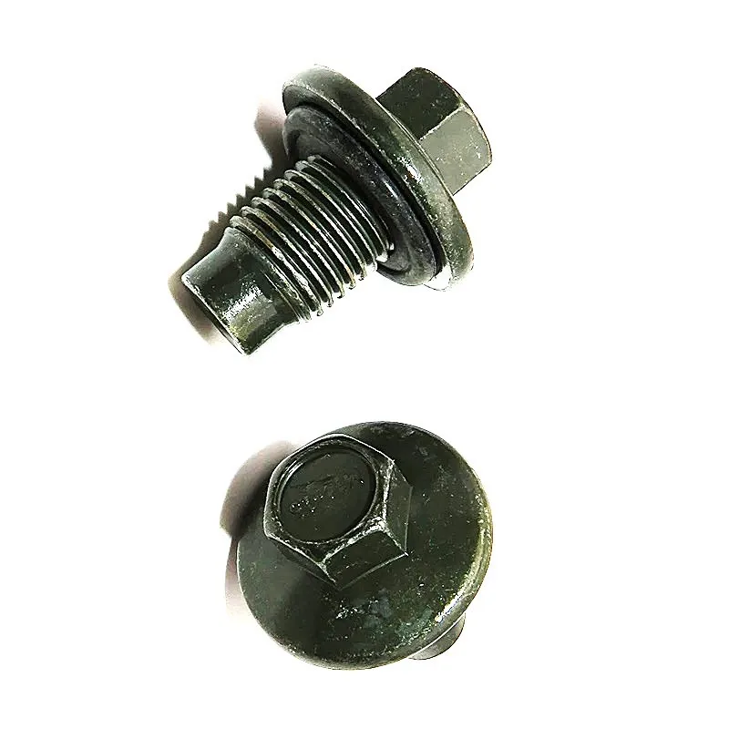 

10pcs a lot Transit Oil Pan Component Ford Transit Focus Fiesta Oil Pan Drain Plug 97JM 67300BA Automotive Oil Drain Plug Ford V