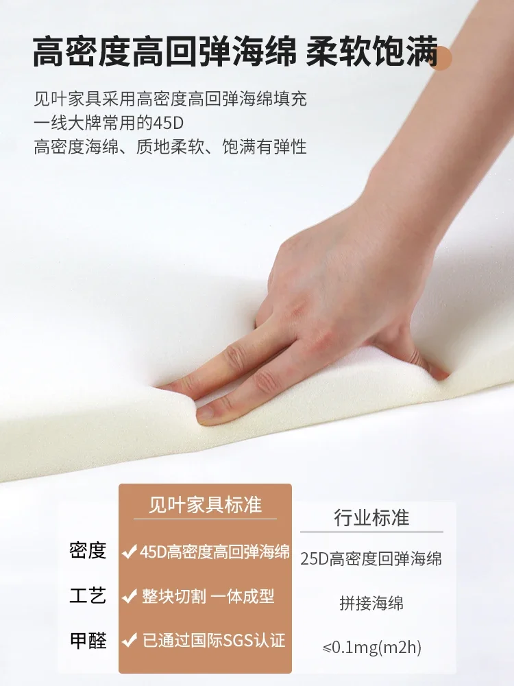

Bird's nest bed, modern and simple, does not interfere with each other fabric bed