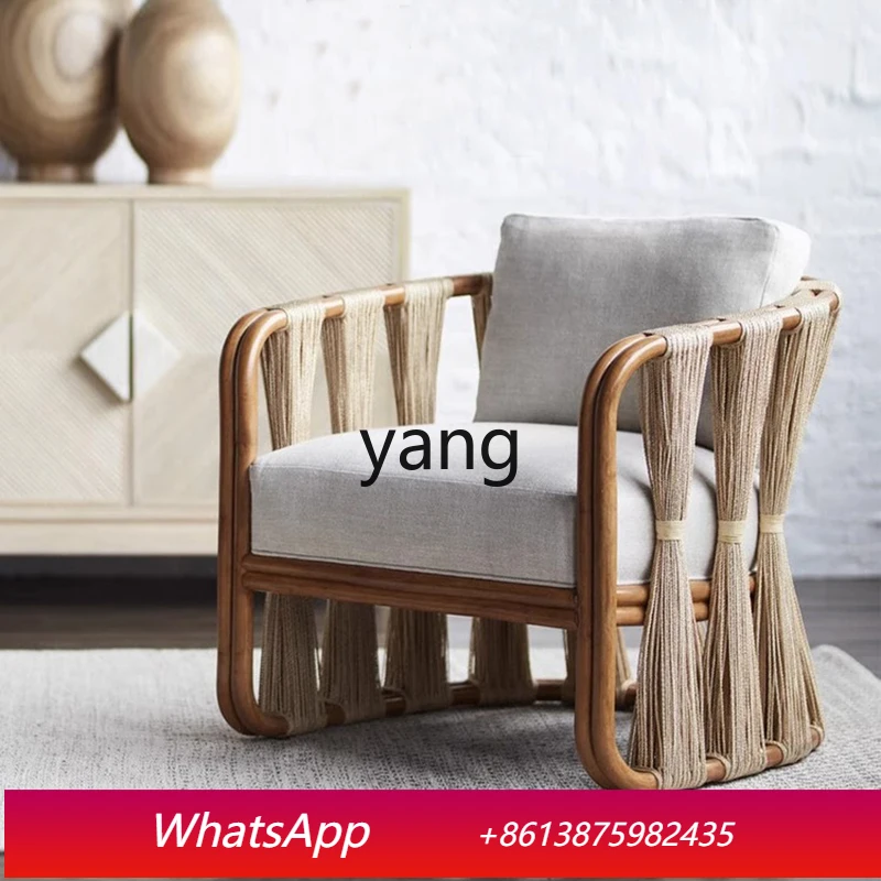 

LTT sofa chair rattan retro homestay courtyard garden outdoor furniture