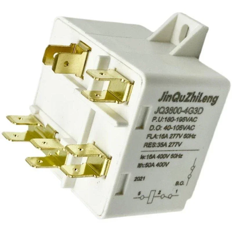 JQ3800-4G3D/JQHR3800-4G3D for Air Conditioner/Refrigerator/Ice Maker Compressor Relay Starter 5-pins