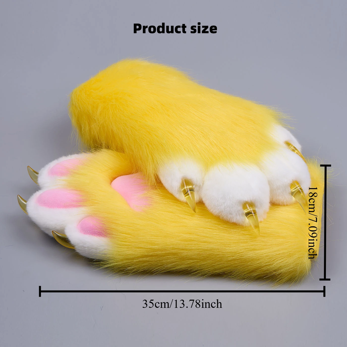Kig Fursuit Kigurumi Furry Animal Claws Nails Gloves Cosplay Costume Wearable Furry Animal Paw Cosplay Props Performance props