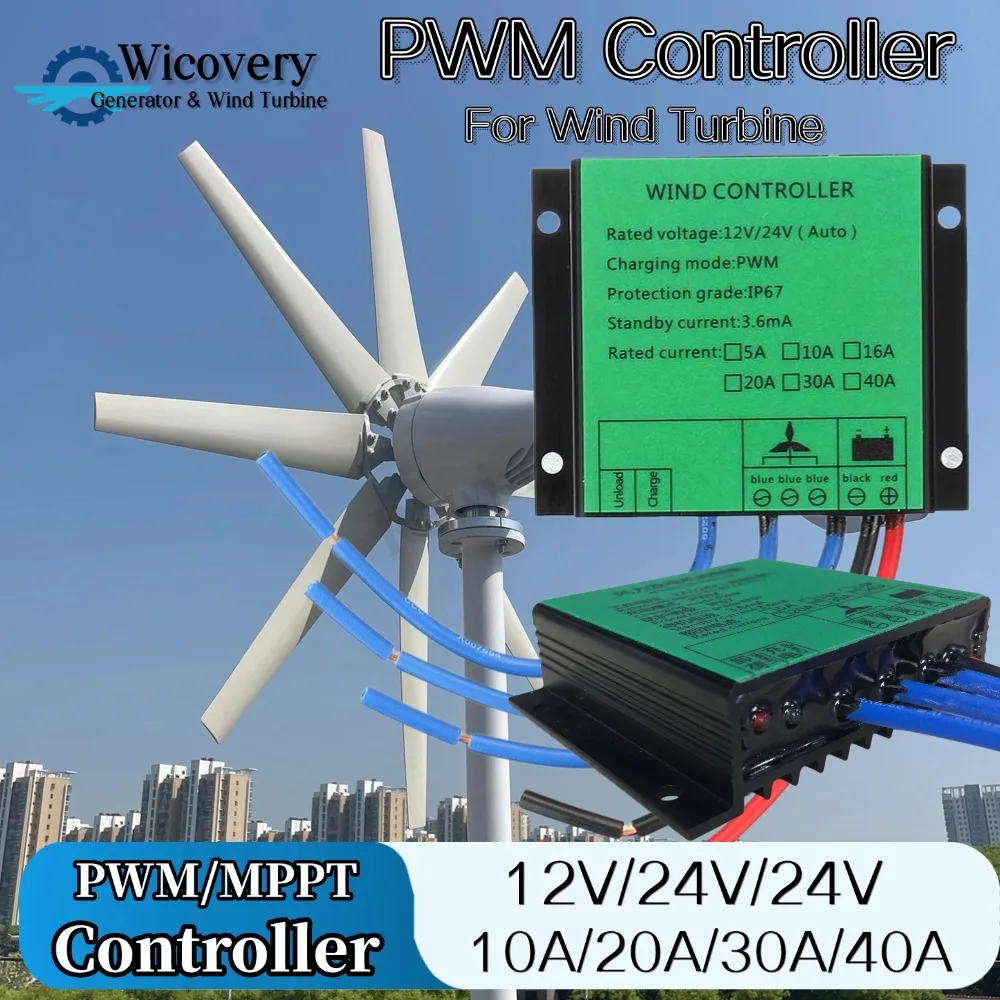 3000W 8KW 48V MPPT PMW Wind Solar PWM Charge Controller Wind Turbine Generator 5000W Solar Panel For Lithium Lead-Acid