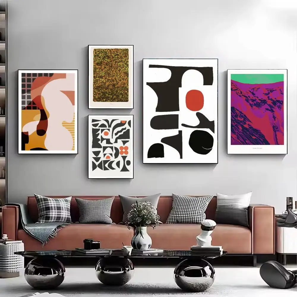 Artist Rikki Hewitt Painting Calligraphy Stylish Canvas Poster Wall Art for Living Room Bedroom Cafe Office Home Decor Gift